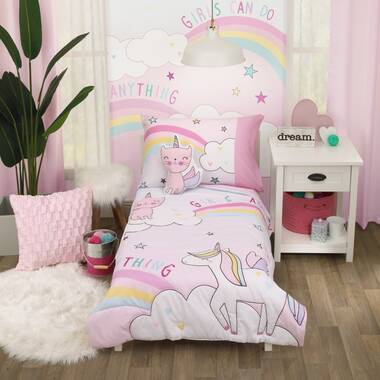 White unicorn clearance bedding